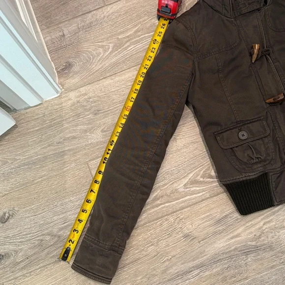 ABERCROMBIE Y2K FAUX FUR UTILITY JACKET - Picture 12 of 12